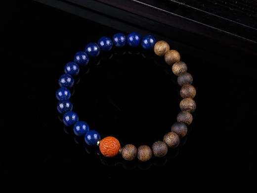 XY0271沉香+南红青金石手串 商品图6