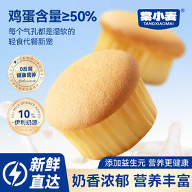 棠小麦 古早小蛋糕520g 鲜鸡蛋含量≥50%（约20-25个） G029