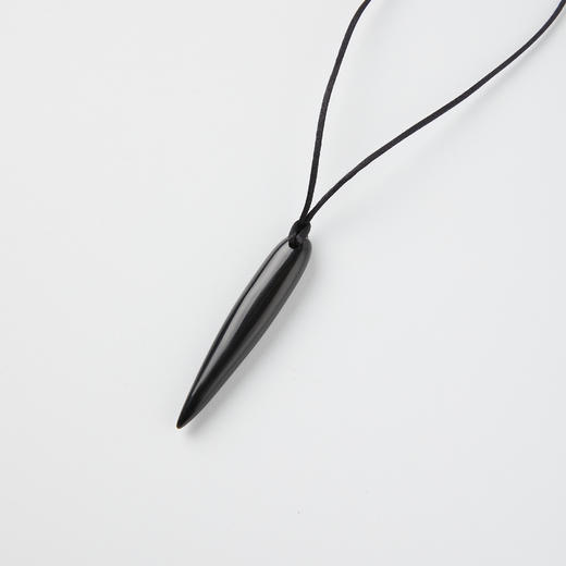 ROMI STUDIO 非金属棉绳项链 简约风黑色锥形吊坠项链 RWCRP32809 商品图2