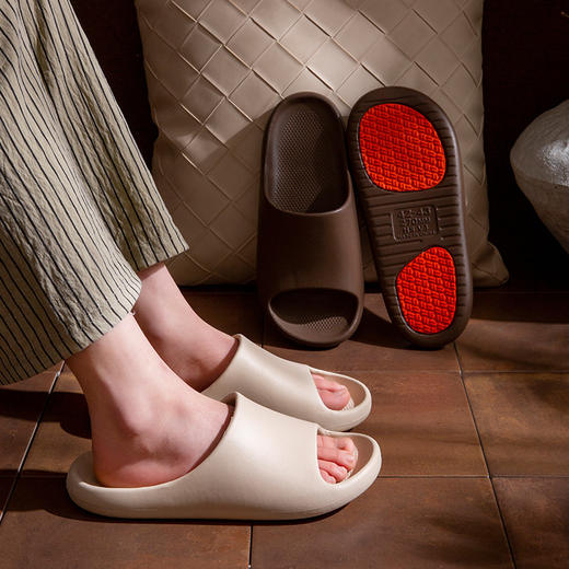 【任选两双】SYMOU防滑凉拖，升级防滑贴片、提升摩擦力/抓地力，环保材料轻质eva，健康无异味冲洗方便。孕妇/老人防滑拖鞋 商品图6