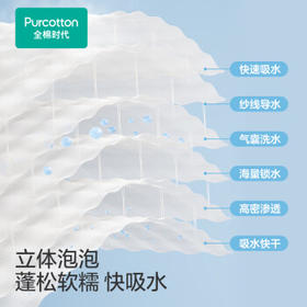 全棉时代婴儿口水巾儿童小毛巾纯棉纱布手帕洗脸面巾礼盒装25*25cm 6条装