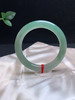 612902，57.5圆条手镯，整圈带底妆细腻均匀 肉很细 大半圈带浓绿底色，有特色 商品缩略图1