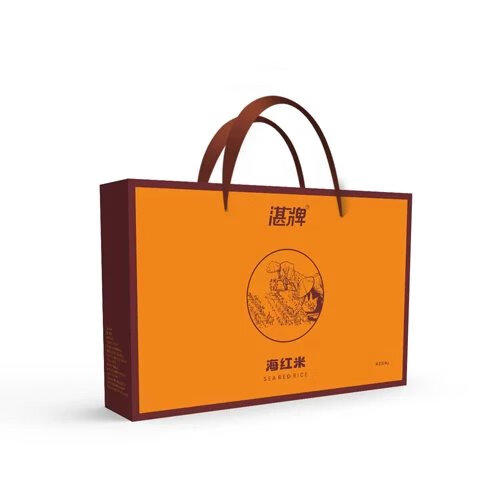 广东湛江 湛牌 海红米耐盐碱水稻1kg*3/盒 商品图0