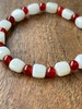 白玉方形珠与红玉髓珠手链，顺丰包邮 商品缩略图10