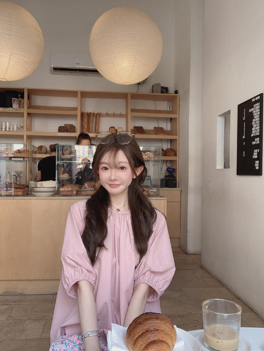 金蘑菇菇 轻氧少女 美少女夏天爱穿的娃娃衫/简约设计感上衣 商品图0