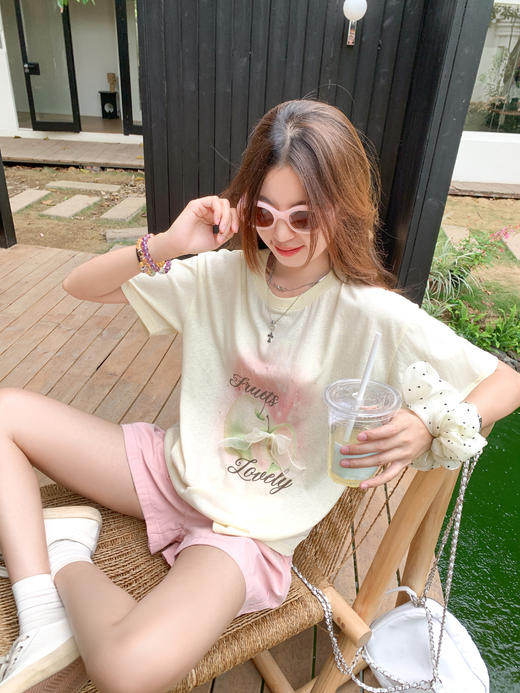 【129元任选2件】现货！水果印花短袖T恤 商品图8