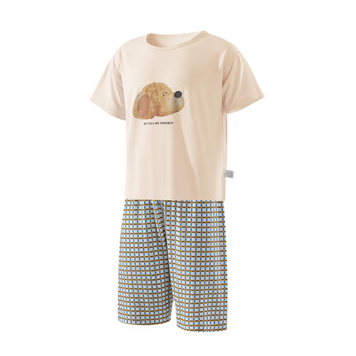 连绵·小狗印花儿童家居套装（男女同款） 商品图3