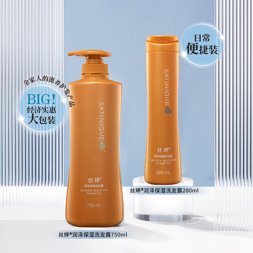 丝婷润泽保湿洗发露/适用干枯毛燥发质/富含石栗籽油滋养精华/维生素原B5 商品图0