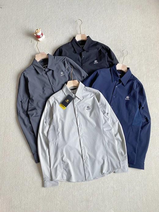 凯乐石夏季户外休闲功能速干拉链口袋衬衫 商品图0