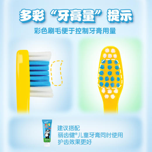 丽齿健儿童牙刷/4支装/适用2岁以上/原产地:德国 商品图7