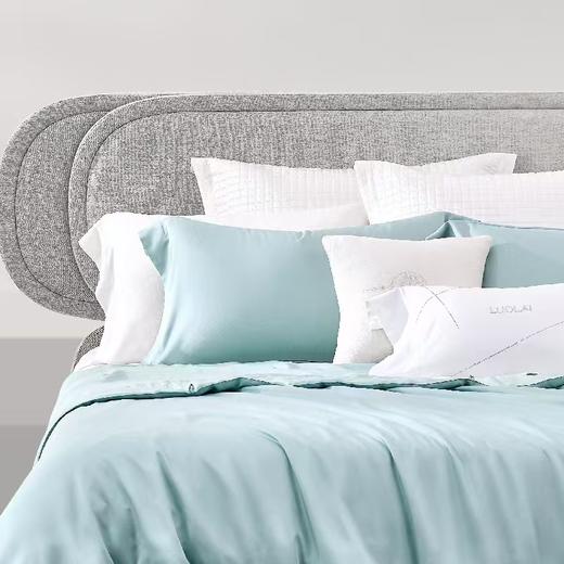 【6F】罗莱 粹 川山蜀丝夏被-汝瓷蓝 商品图3