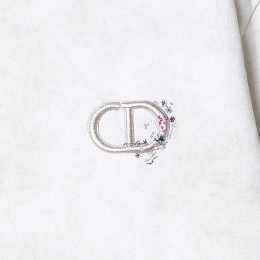 夏季高级感新款潮牌满天星刺绣字母圆领短袖T恤百搭时尚宽松上衣 商品图3