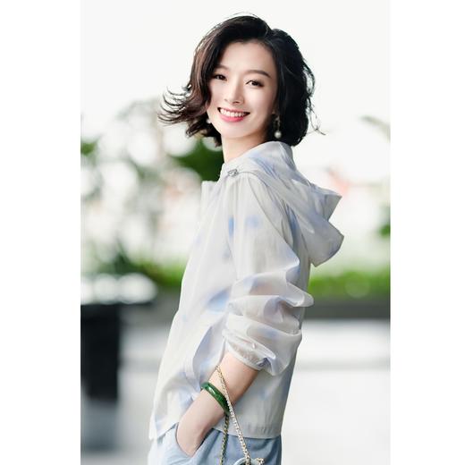 西子/逐光漫旅重磅桑蚕丝8姆米薄款清凉感连帽衣/WTBH1562 商品图1