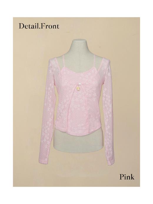 Kaiy Xiao · 早秋系列 星星蕾丝开衫 商品图0