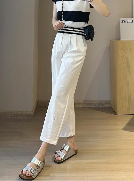 超态棉奶奶裤抗皱松弛简约9分直筒裤神裤 商品图14