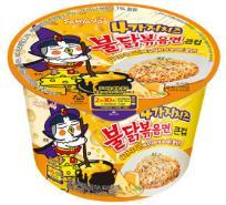 三养 干酪辣炒鸡肉味拌面（大碗）110g삼양 4가지치즈불닭볶음면큰110g컵 商品图0