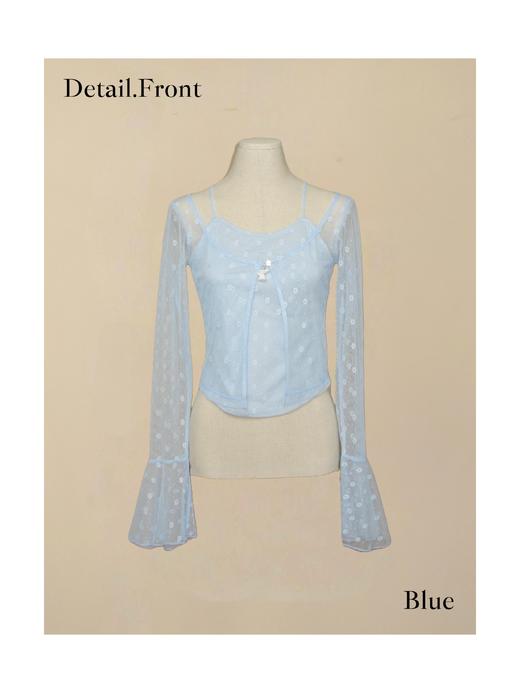 Kaiy Xiao · 早秋系列 小花蕾丝小兔开衫 商品图4