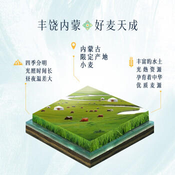 金龙鱼精选内蒙平原雪花粉10斤  来自河套核心产区 /粮油调味 /面粉 /通用粉 商品图2