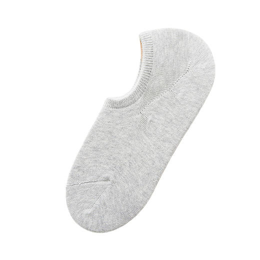 【男士无骨休闲船袜】男士船袜纯色透气棉防臭夏薄短袜隐形防滑不掉跟浅口 商品图8