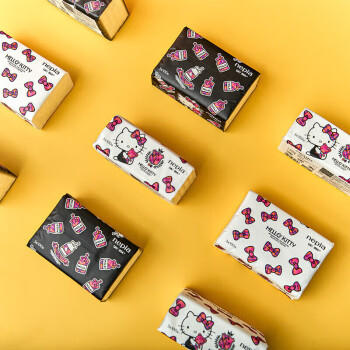 妮飘（Nepia）HelloKitty凯蒂抽纸3层100抽*20包整箱家庭装面巾纸巾餐巾纸 /家庭清洁/纸品 /清洁纸品 /抽纸 商品图0