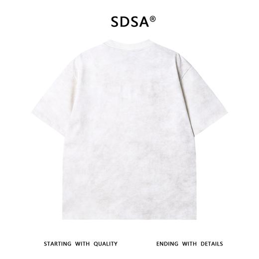 夏季高级感新款潮牌满天星刺绣字母圆领短袖T恤百搭时尚宽松上衣 商品图5