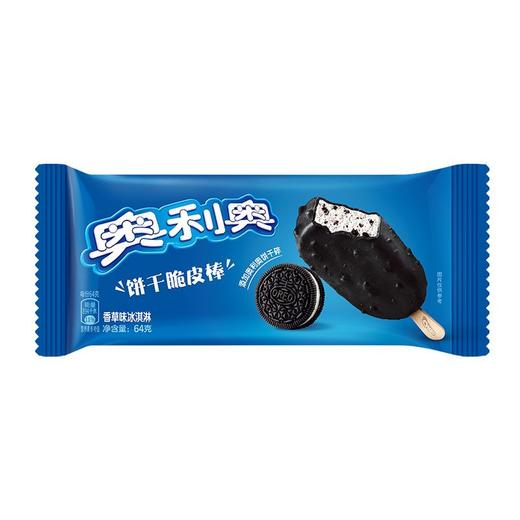 雀巢 奥利奥饼干脆皮棒香草味冰淇淋 64g/支 商品图0