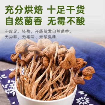 渔欣仙茶树菇250g 蘑菇菌菇食用菌山珍特产炒菜火锅煲汤材料湖南特产 /粮油调味 /南北干货 /菌菇干货 商品图0