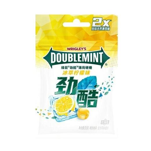 绿箭劲酷 冰萃柠檬味薄荷硬糖 20.5g/袋 商品图0