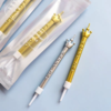 1支 金色/银色字母皇冠蜡烛 新款加粗铅笔直杆蜡烛 生日派对装饰蜡烛 商品缩略图1