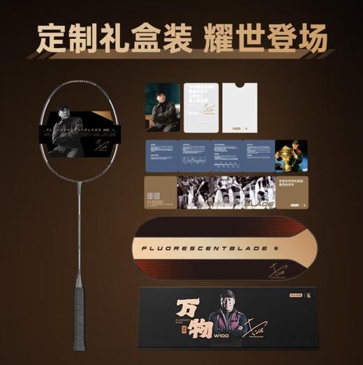 李永波LYB 羽毛球拍单拍全碳素4U高端专业拍 万物W100 商品图3