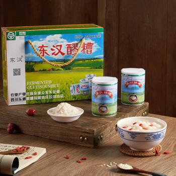 东汉醪糟 甜米酒 糯米甜酒月子米酒礼盒装245g*12罐 四川大竹特产 /粮油调味 /调味品 /醪糟 商品图4