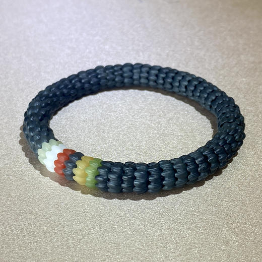 和田玉（墨玉）龙鳞手串17# 商品图2