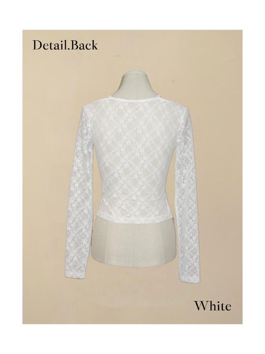 Kaiy Xiao · 早秋系列 大花蕾丝小兔开衫 商品图5