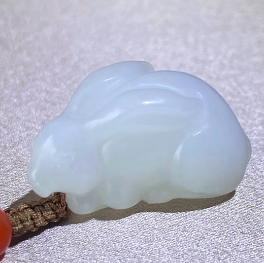 和田玉（白玉）挂件--兔子9.908g 商品图4