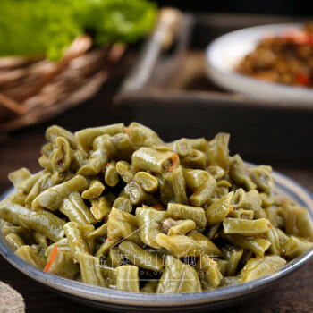 金菜地120g*5袋微辣嫩豇豆酸豆角泡菜小菜酱菜下饭菜腌菜安徽老字号 /粮油调味 /调味品 /榨菜/酱腌菜 商品图2