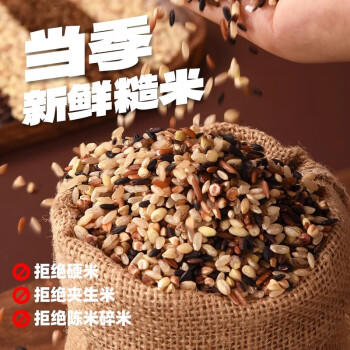 食京欢 即食七色糙米饭团粗杂粮早餐速食减低脂食品代餐免煮方便速食2斤 /粮油调味 /方便食品 /速食预制主食 商品图3