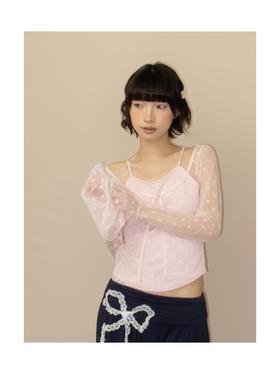 Kaiy Xiao · 早秋系列 小花蕾丝小兔开衫