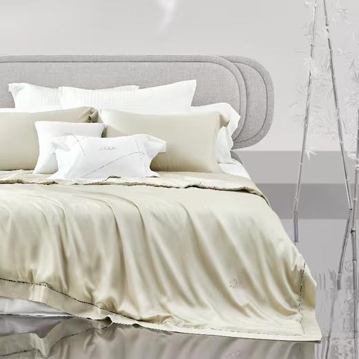 【6】罗莱 粹 川山蜀丝夏被-茶缃黄 商品图4