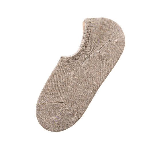 【男士无骨休闲船袜】男士船袜纯色透气棉防臭夏薄短袜隐形防滑不掉跟浅口 商品图9