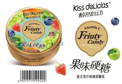 醇然心动果味硬糖（混合果味）60g-22215963 商品图0