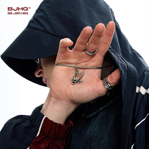 BJHG不计后果原创顿星尾迹项链男款潮牌美式复古百搭高级情侣饰品 商品图2