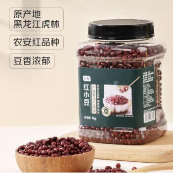 七鲜红小豆1kg 五谷杂粮粗粮 罐装 /粮油调味 /杂粮 /杂豆类 商品图0