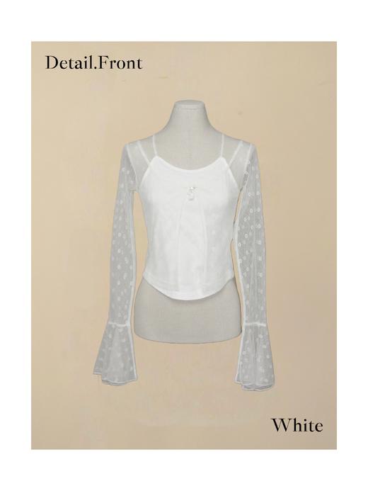 Kaiy Xiao · 早秋系列 小花蕾丝小兔开衫 商品图2