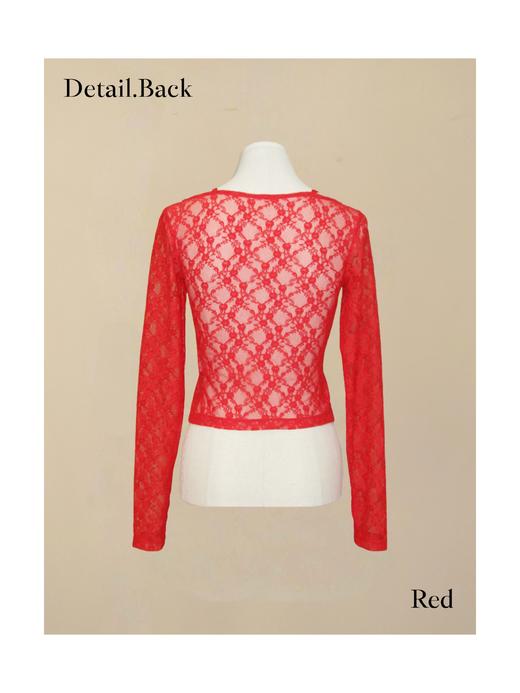 Kaiy Xiao · 早秋系列 大花蕾丝小兔开衫 商品图7