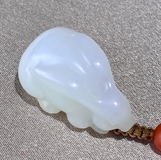和田玉（白玉）挂件--兔子9.908g 商品图5