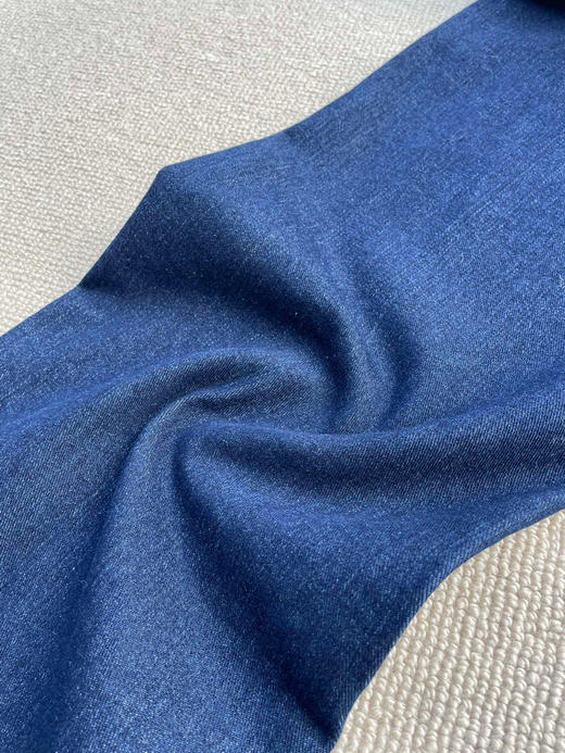 511-8 独家圆正 小禾 植物染蓝 微微小阔腿 夏季薄款 直筒牛仔裤 炒鸡显瘦 商品图13