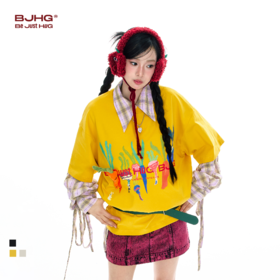 【不鸣系列】BJHG不计后果 童趣短袖t恤男夏美式速干凉感抗菌体恤