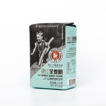 王后硬红全麦粉1kg家用烘焙原材料小麦粉无添加高膳食纤维面包粉2斤 /粮油调味 /面粉 /通用粉 商品图2