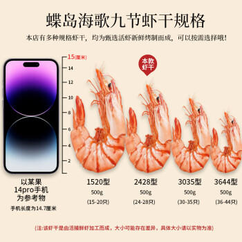 蝶岛海歌特大九节虾干即食烤虾干250g孕妇零食海鲜干货火锅食材源头直发 /粮油调味 /南北干货 /鱼虾贝藻类干货 商品图3