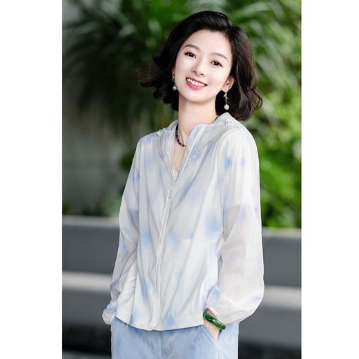 西子/逐光漫旅重磅桑蚕丝8姆米薄款清凉感连帽衣/WTBH1562 商品图0